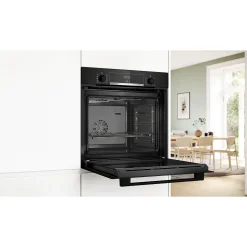 HQA534BB3 Serie 4 Svart med Ångfunktion och Avancerad Varmluftsteknik*Bosch Clearance