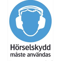 Hörselskydd 210x297 mm Plast*Systemtext Hot