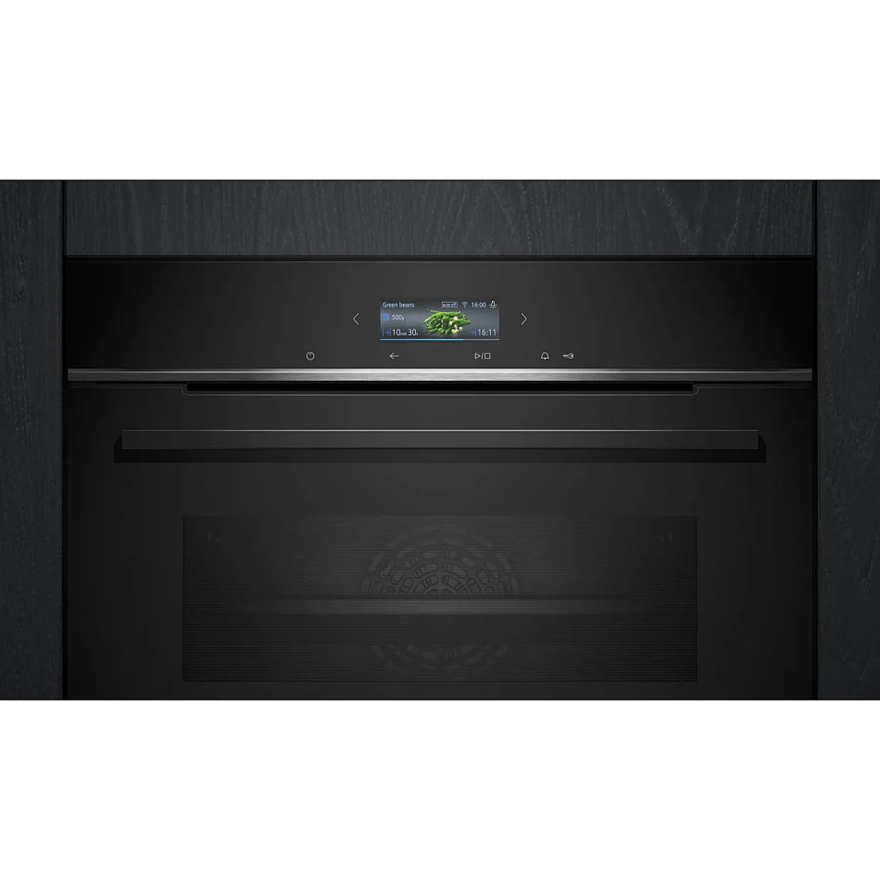 iQ700 HB772A1B1 + BF722L1B1 Med Pyrolys och TouchControl Svart