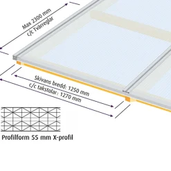 Isolux Opal Komplett Tak*Halle Discount