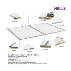 Isolux Rök Komplett Tak*Halle New