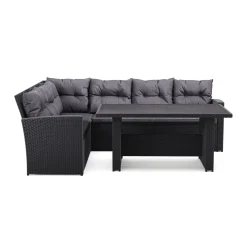 James Loungegrupp Utomhus Vänster– 5-sits Soffgrupp i Konstrotting*Comfort Garden