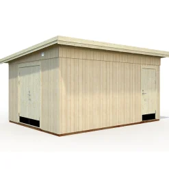 Kalle 13,5 m² Redskapsbod i Trä med Pulpettak*Palmako Hot
