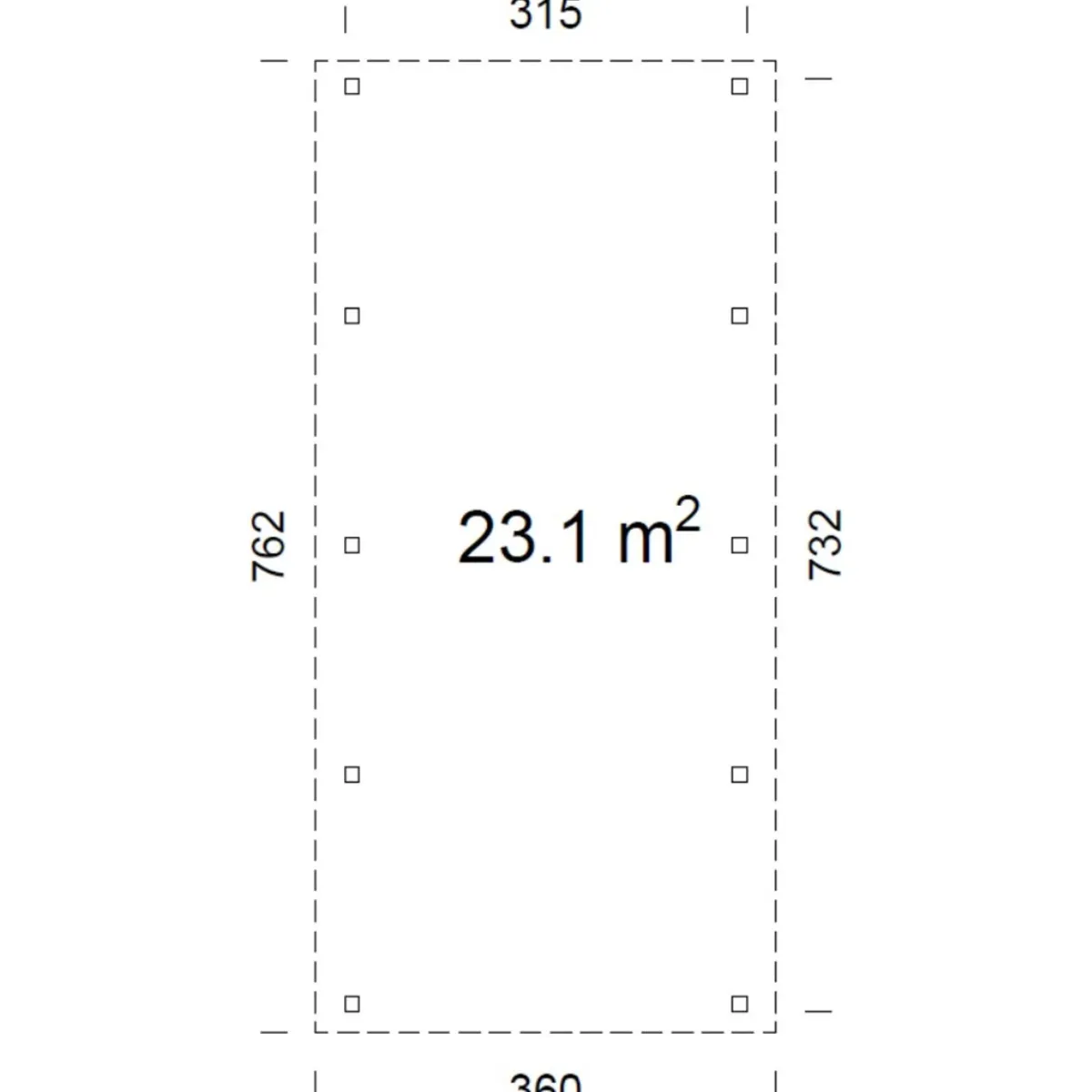 Karl 23,1 m2*Palmako Clearance