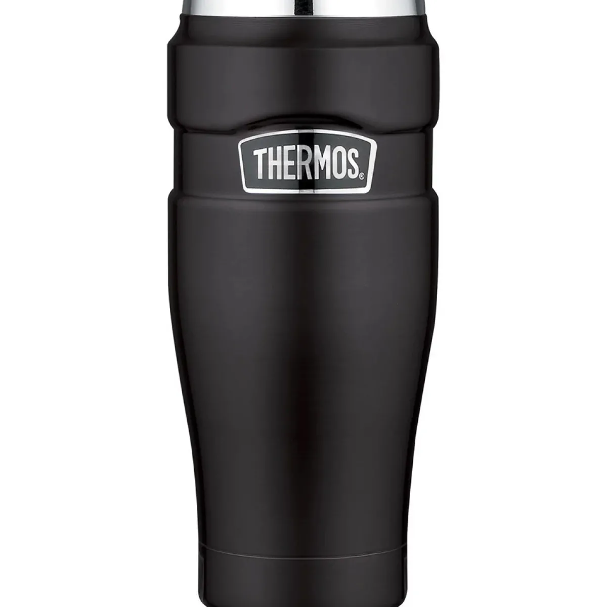 King Stål 470 ml Svart Läcksäker*Thermos Outlet