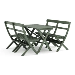 Landet Utomhus matgrupp 118x70x74 cm med 2 soffor*Comfort Garden Outlet