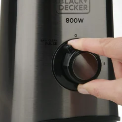 1,5L Borstat Stål 800W Multi-Speed & Pulsfunktioner*Black+Decker