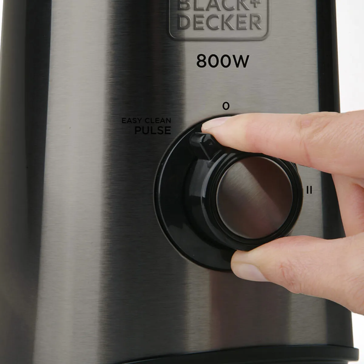 1,5L Borstat Stål 800W Multi-Speed & Pulsfunktioner*Black+Decker