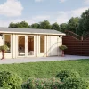Lillevilla Kumpunen 18m² Komplett Stuga med Sadeltak*Luoman Hot
