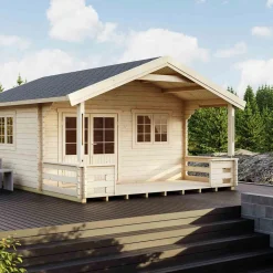 Lillevilla Saimaa 19,8 m² Komplett Stuga med Sadeltak*Luoman Clearance