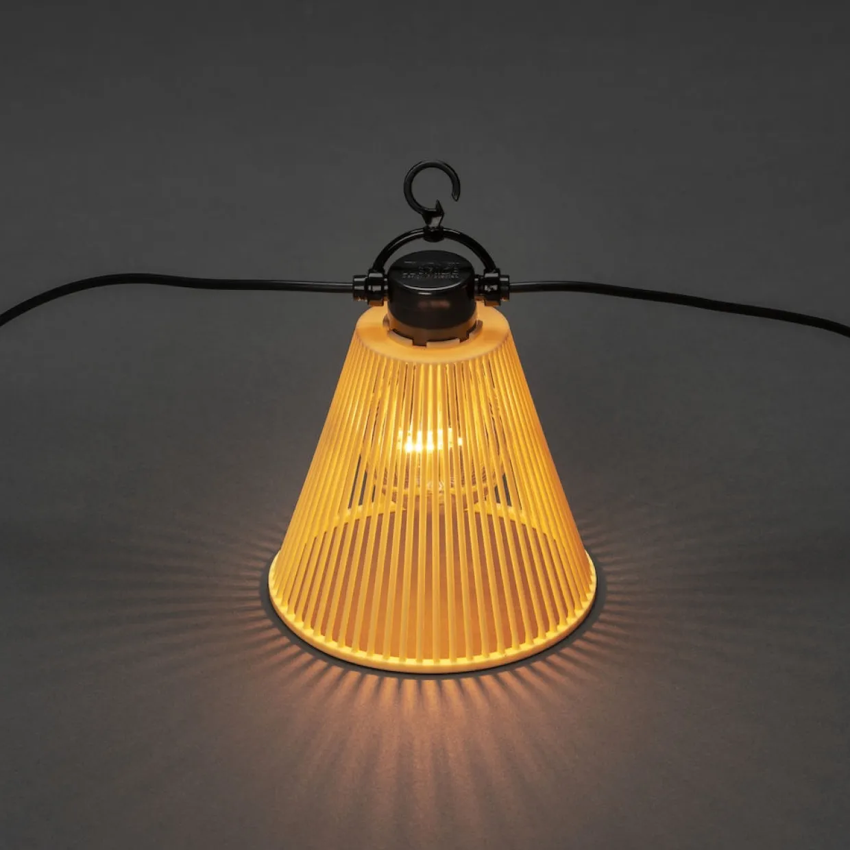 Ljusslinga E27 10 Amber LED