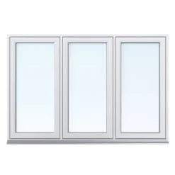 3-Luft Aluminiumbeklätt Trä 3-Glas