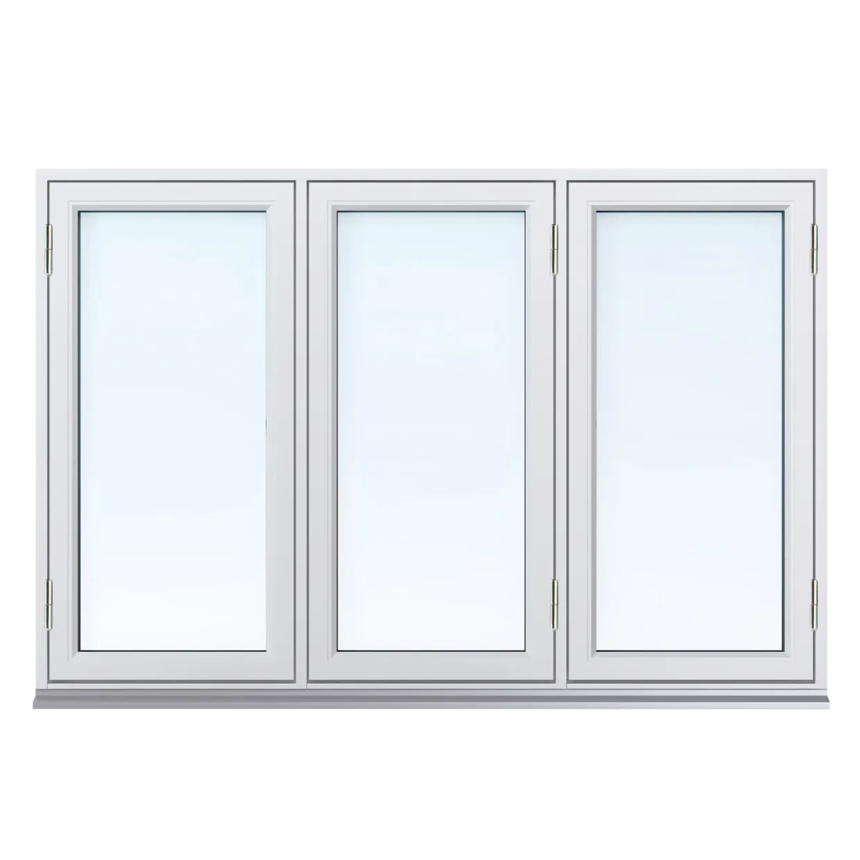 3-Luft Trä 3-Glas