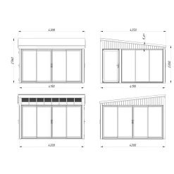 Lumi 17,6 m² (inv. 16,6 m²) Slide*Palmako