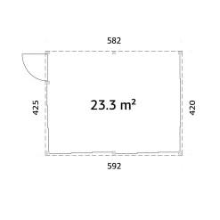 Lumi 24,5 m² (inv. 23,3 m²) Slide Plus*Palmako Online