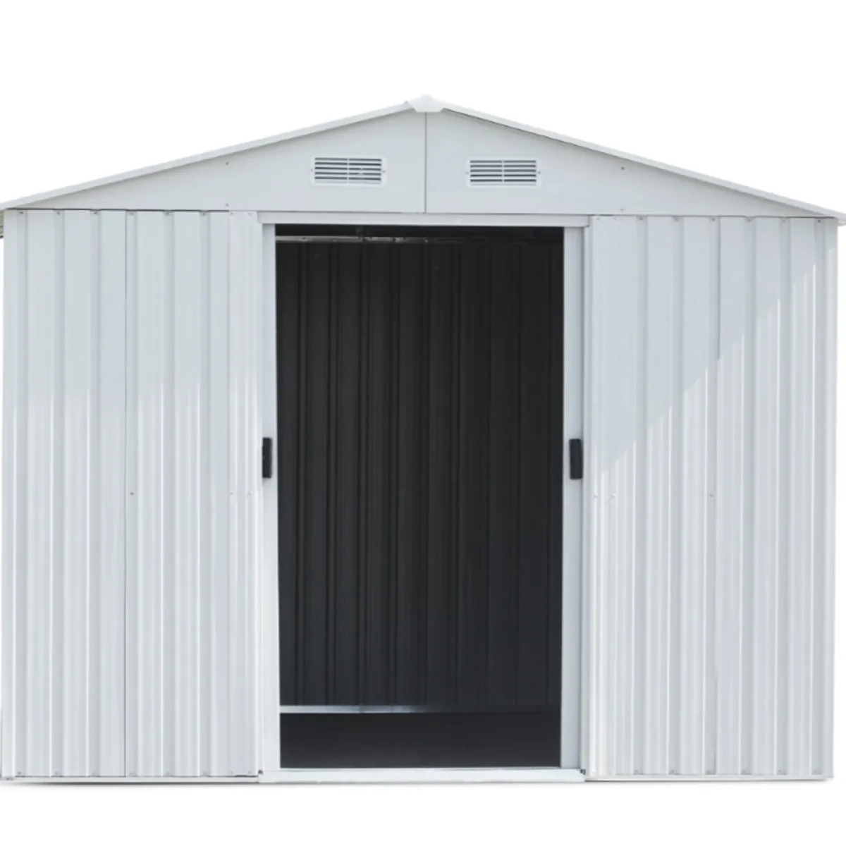 5,3m² Förråd med Bas Vit*Metalcraft Online