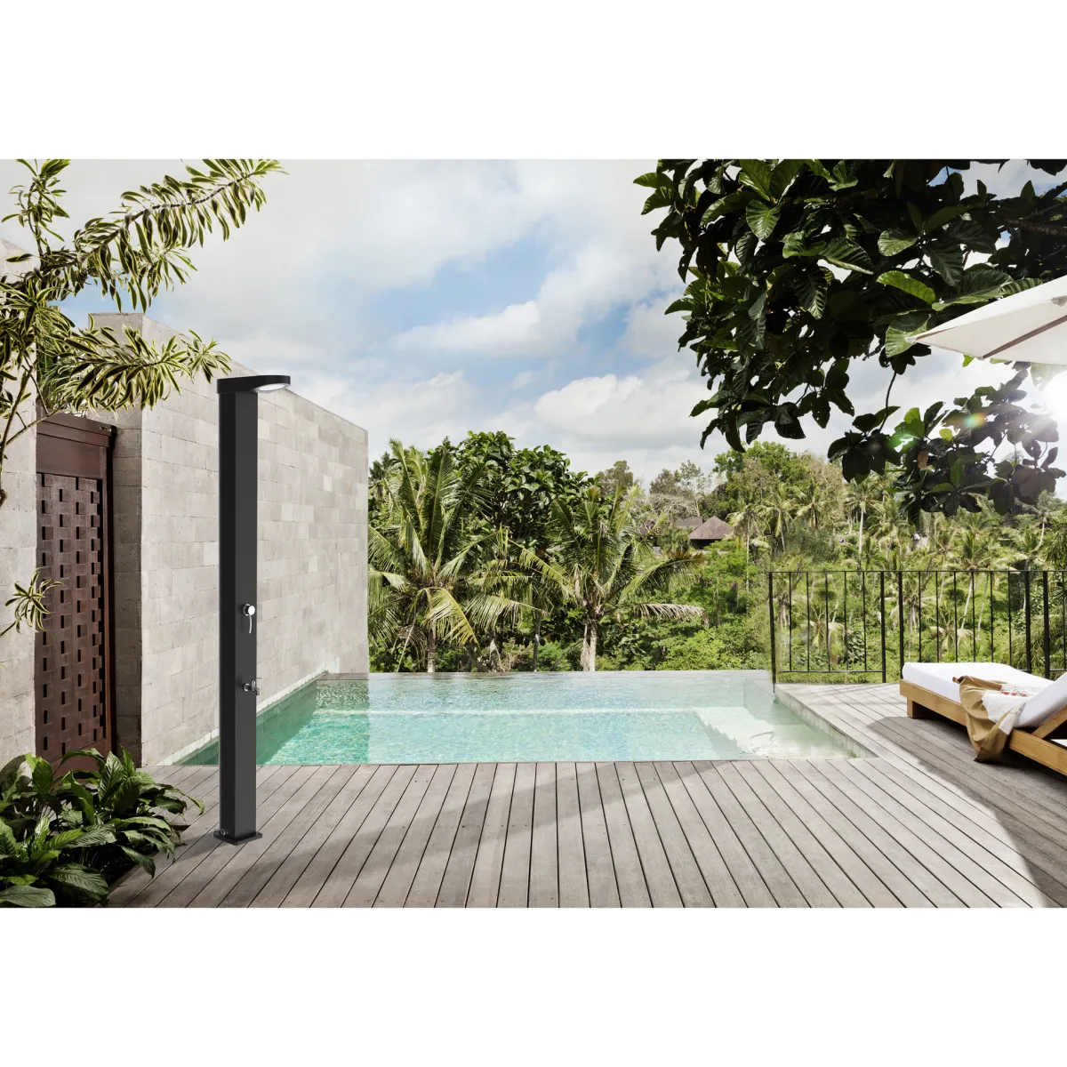 Malaga Aluminium Soluppvärmd 35L*Swim & Fun Outlet