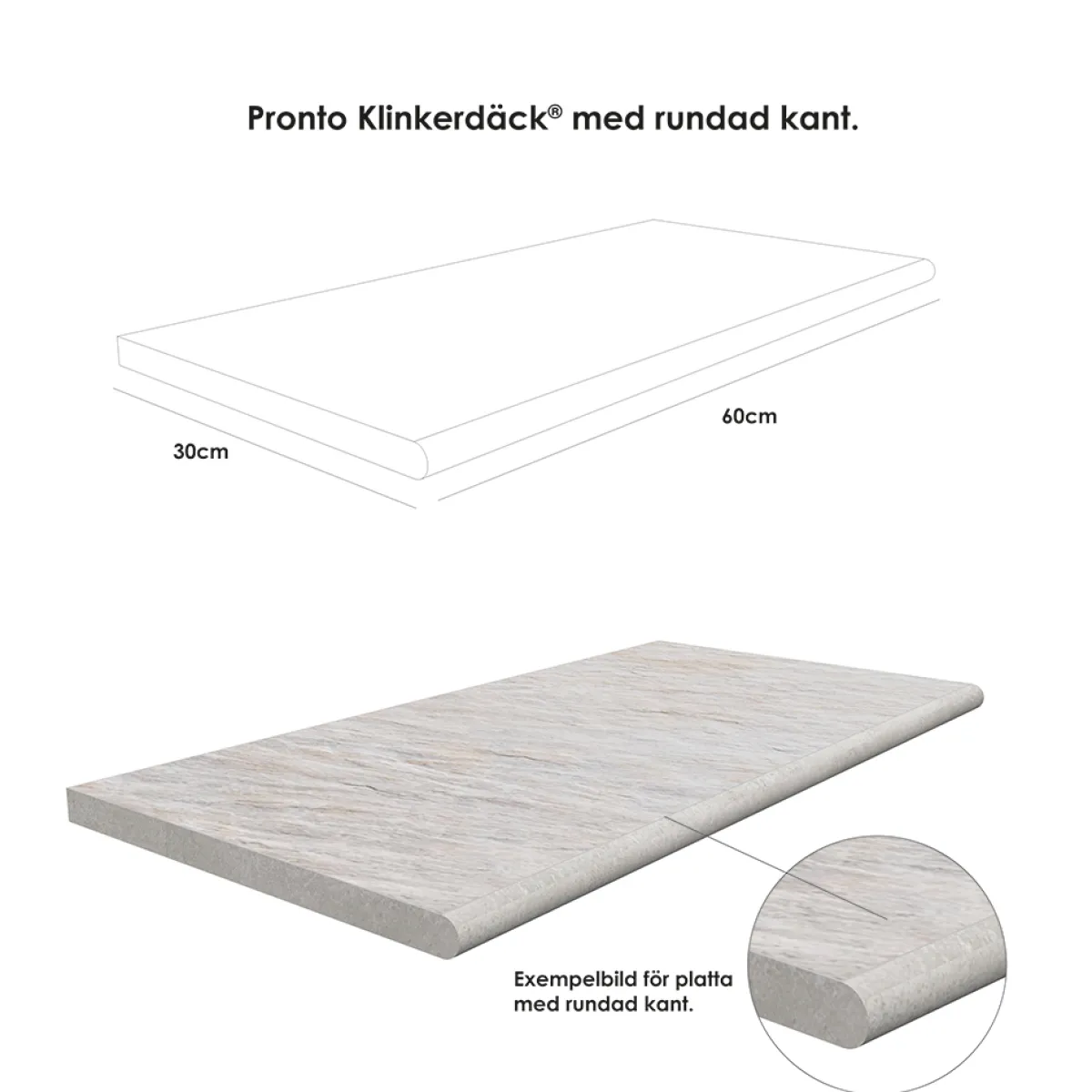 Materia Upcrete 30x60 cm*Pronto Klinkerdäck Discount