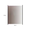 med Aluminiumskena Rökfärgat 80x100*Hortus Best