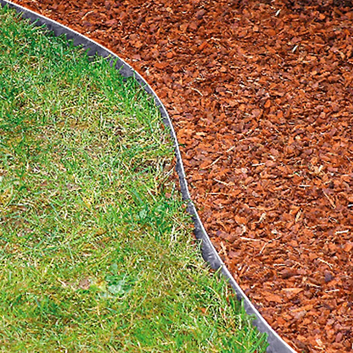 Metall Grå, Formbar & Galvaniserad Gräskant*Hortus Outlet