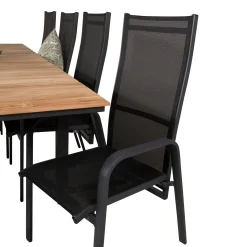 Meya 160/240 med 8 Copacabana Trädgårdsstolar*Venture Home Sale