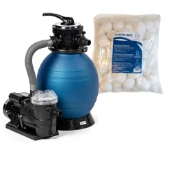 MF- 250 Till Badtunna Med Pump & Filterfiber*Kirami Hot