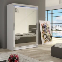 Miami 120x58x200 cm Vit/Beige*Concept 55 New