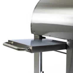 Milano Vedeldad i Rostfritt Stål med Sidobord*Metalcraft New