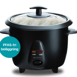 Mini Ceramic 0,6L 300W RK400 PFAS-fri Svart*Champion Discount