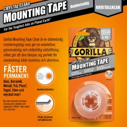 Monteringstejp 1,52mx25,4mm*Gorilla Outlet