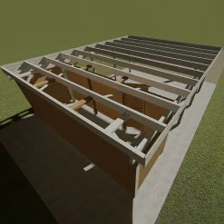 10 m2 tillbehör till Carport Karl*Palmako Hot