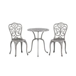 Nandin ø60 cm med 2 Trädgårdsstolar Utomhus*Venture Home