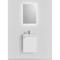 Neat 420 med Lucka och Spegel Store Square LED*HAFA Hot
