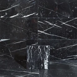 Nero Marquina Svart Polerad 30x30 cm*Arredo Discount