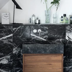 Nero Marquina Svart Polerad 30x60 cm*Arredo New