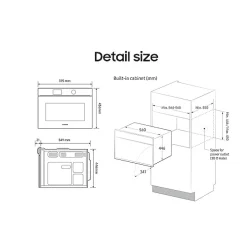 NQ5B5713GBK Series 5 Smart Cooking 50L Svart*Samsung