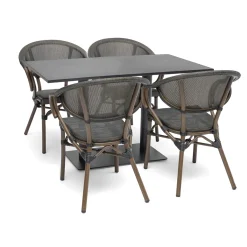 Näsby med 4 st Äppelhed Trädgårdstolar*Hillerstorp Sale