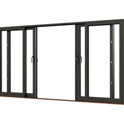NTech Aluminium 4-Delad BlackLine Svart*NorDan New