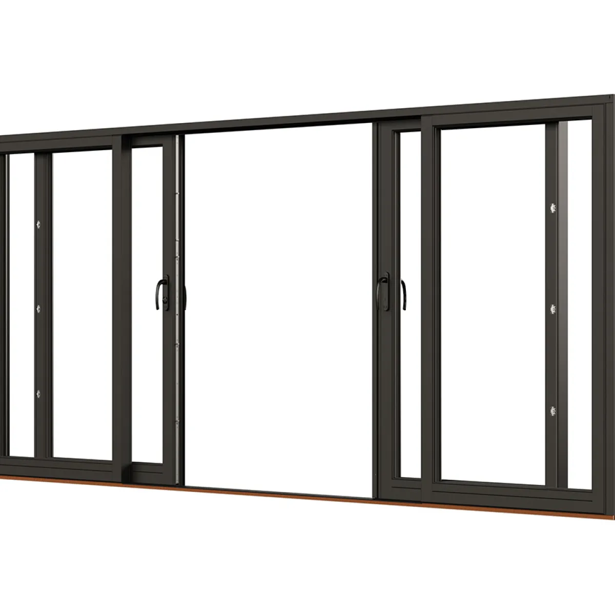 NTech Aluminium 4-Delad BlackLine Svart*NorDan New