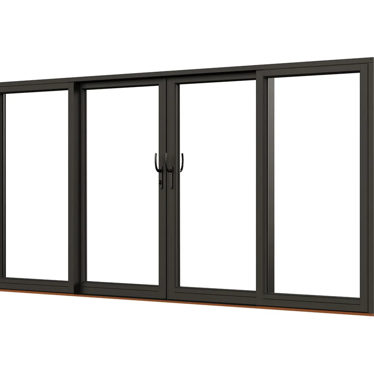 NTech Aluminium 4-Delad BlackLine Svart*NorDan New