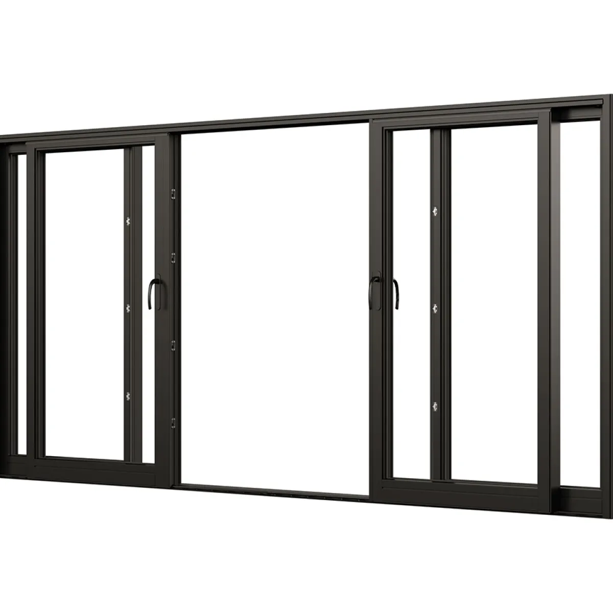 NTech Aluminium 4-Delad BlackLine Svart*NorDan New