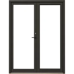 NTech Helglasad Aluminium BlackLine Svart*NorDan Hot