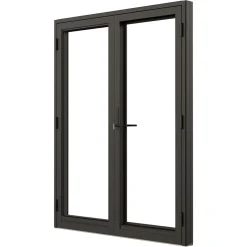 NTech Helglasad Aluminium BlackLine Svart*NorDan Hot