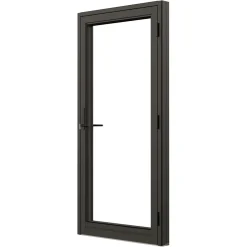 NTech Helglasad Aluminium BlackLine Svart*NorDan Hot