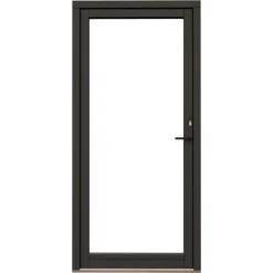 NTech Helglasad Aluminium BlackLine Svart*NorDan Hot