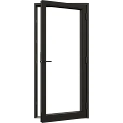 NTech Helglasad Aluminium BlackLine Svart*NorDan Hot