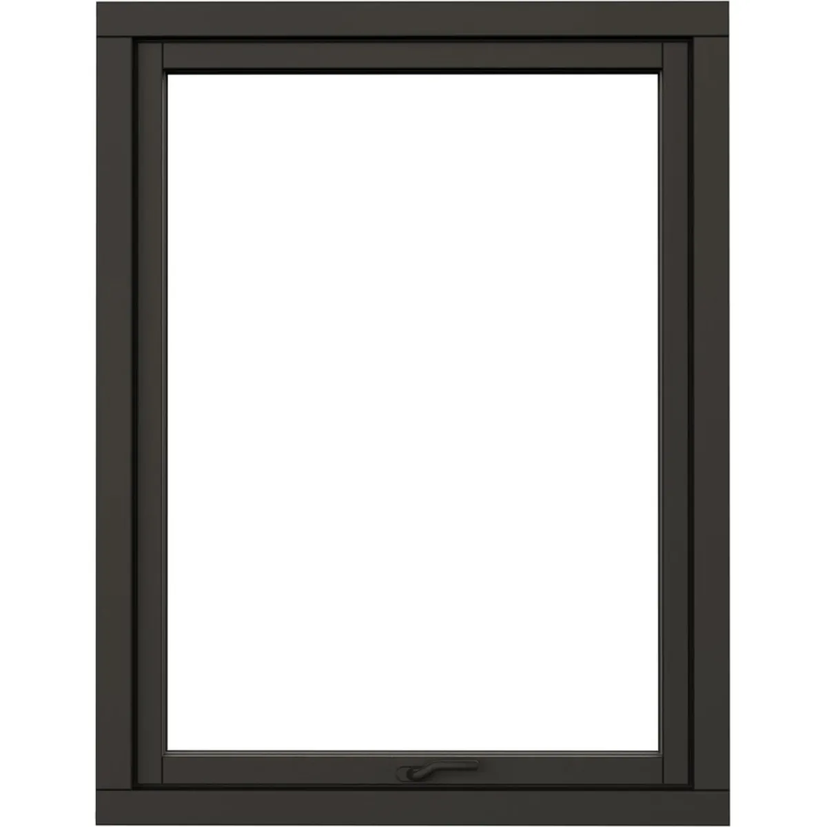 NTech 3-Glas Aluminium BlackLine Svart*NorDan