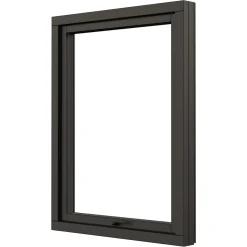 NTech 3-Glas Aluminium BlackLine Svart*NorDan
