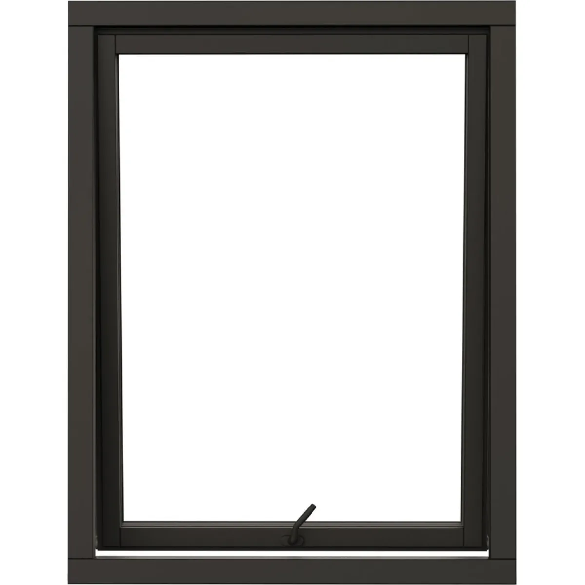 NTech 3-Glas Aluminium BlackLine Svart*NorDan