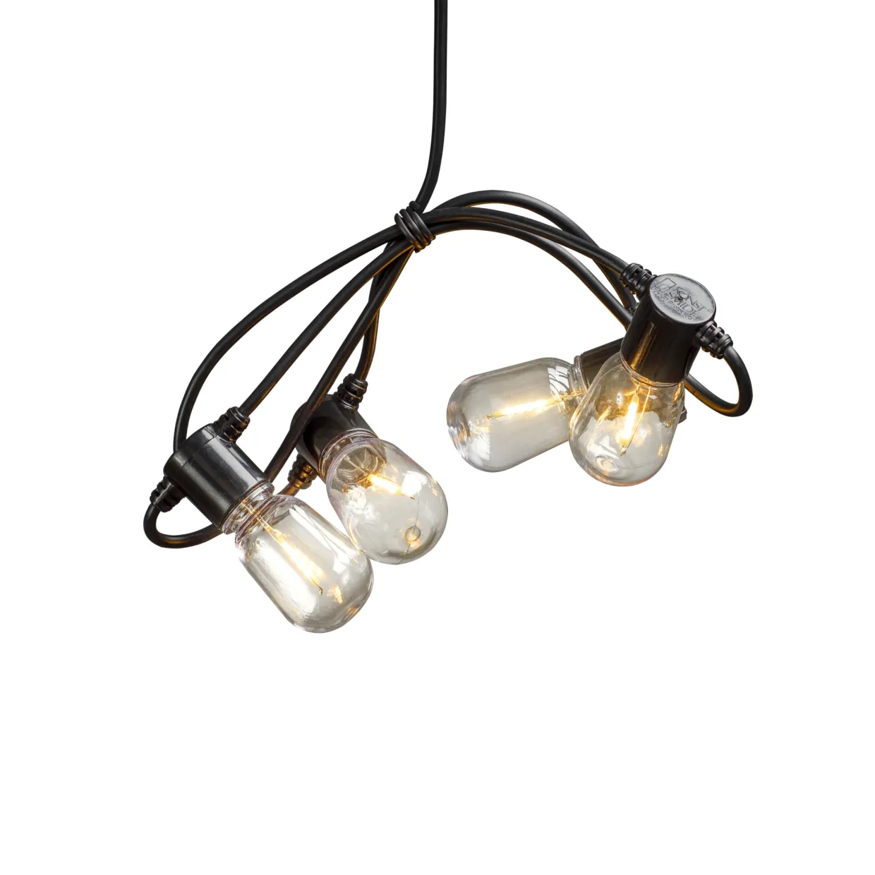 Partyslinga Startset E27 20 st LED-lampor Amber